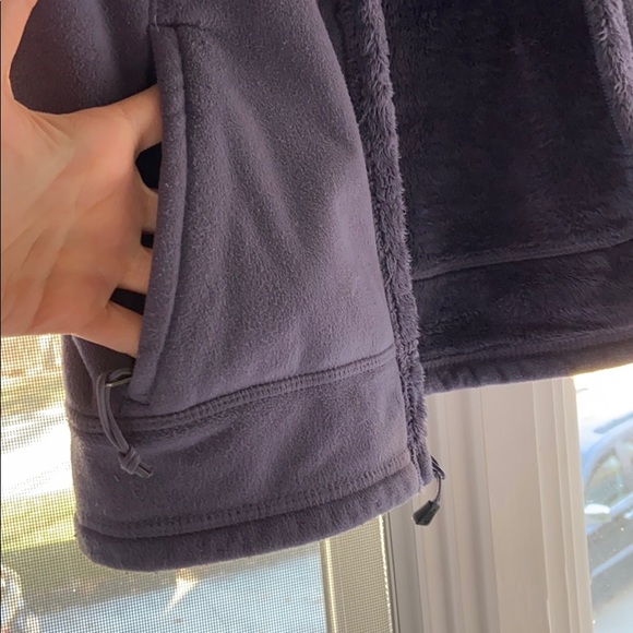 Purple Fuzzy North Face Jacket - Picture 5 of 6